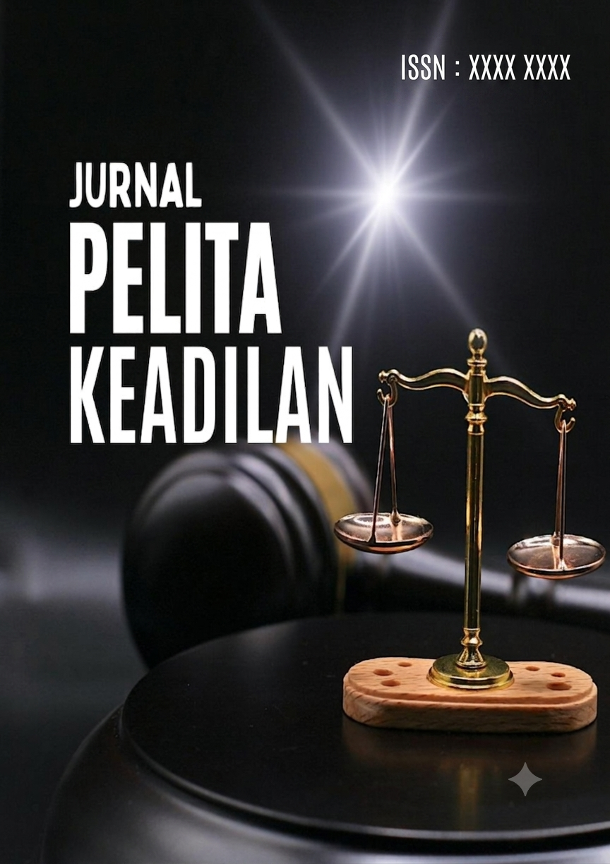 Jurnal Pelita Keadilan merupakan jurnal hukum yang fokus pembahasan terkait isu-isu perkembangan ilmu hukum dan penemuan hukum, dan Filsafat Hukum, baik perkembangan hukum di indonesia atau hukum internasional. Jurnal Pelita Keadilan husus membahas tentang: Hukum Perdata, Hukum Acara Perdata, Hukum Pers, Hukum Kesehatan, Hukum Transportasi, Hukum Adat, Sosiologi Hukum. Hukum Pidana, Hukum Acara Pidana, Kriminologi, viktimologi, dan Hukum Pidana Internasional dan Hukum Informasi Teknologi Elektronik/Hukum Cyber, Hak Asasi Manusia.  Jurnal Pelita Keadilan terbit pada bulan April dan bulan September